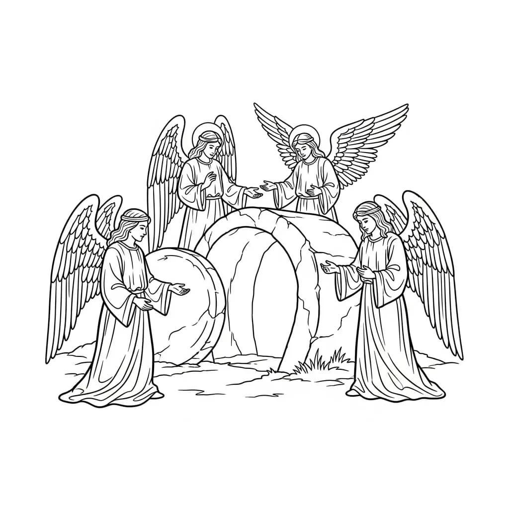Desenhos Bíblicos para Imprimir e Colorir
