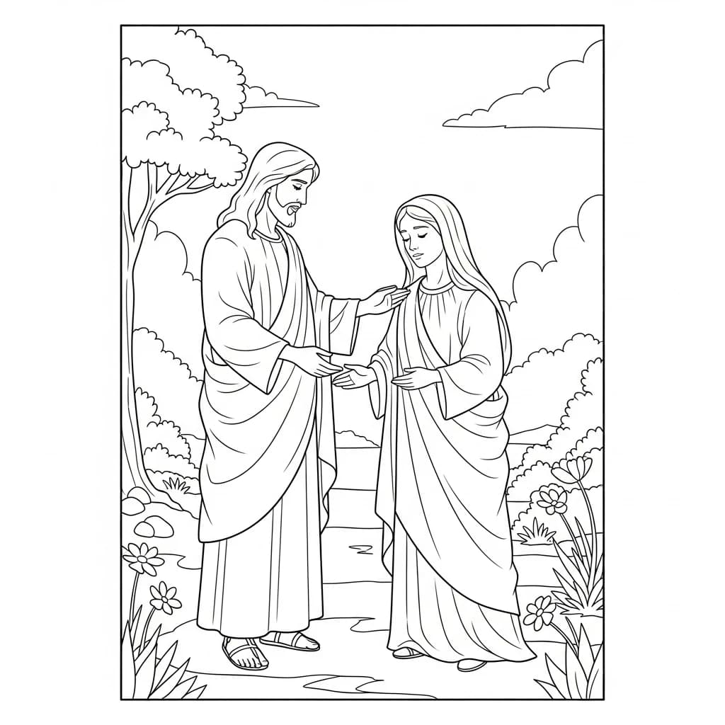 Desenhos Bíblicos para Imprimir e Colorir