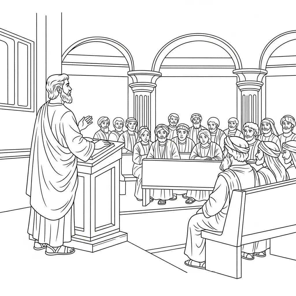 Desenhos Bíblicos para Imprimir e Colorir