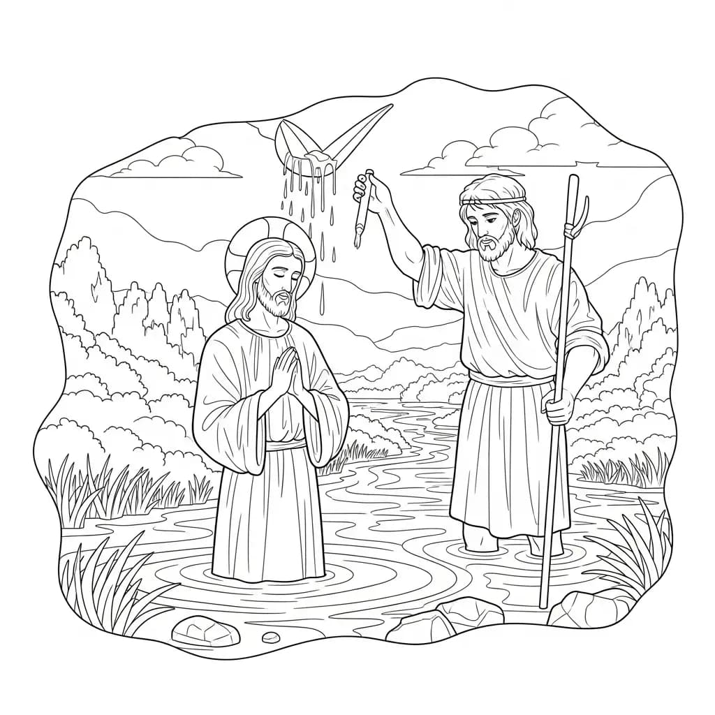 Desenhos Bíblicos para Imprimir e Colorir