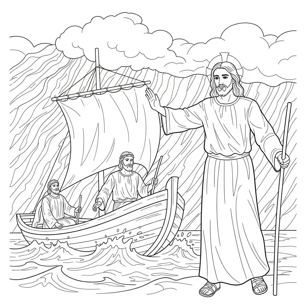 Desenhos Bíblicos para Imprimir e Colorir