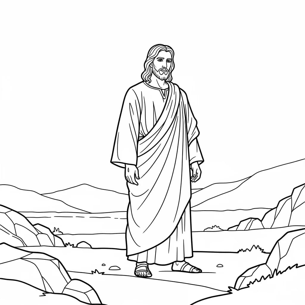 Desenhos Bíblicos para Imprimir e Colorir