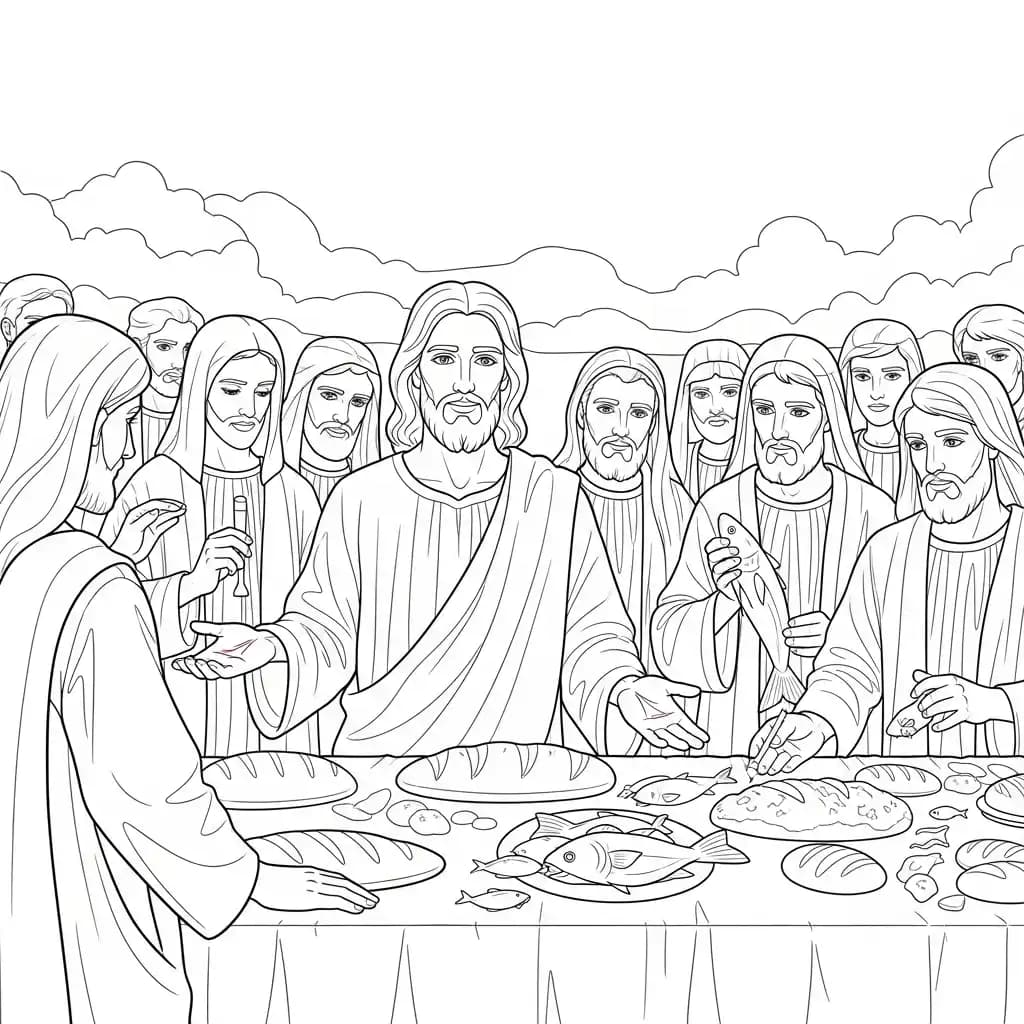 Desenhos Bíblicos para Imprimir e Colorir