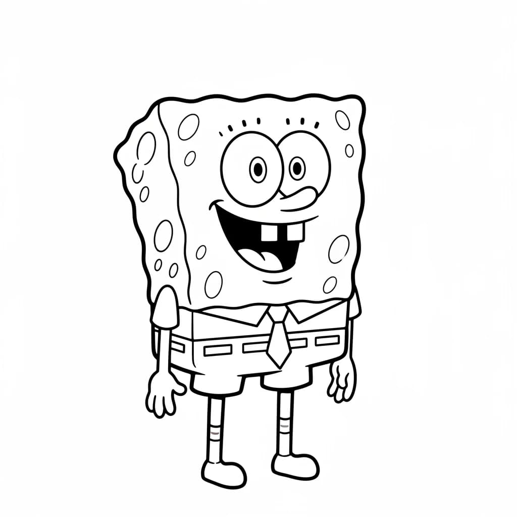 Desenhos do Bob Esponja para Colorir e Imprimir