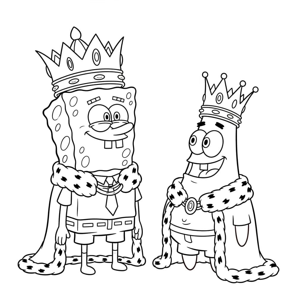 Desenhos do Bob Esponja para Colorir e Imprimir