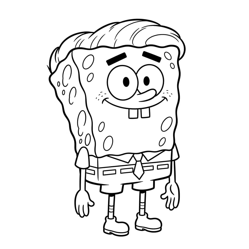 Desenhos do Bob Esponja para Colorir e Imprimir
