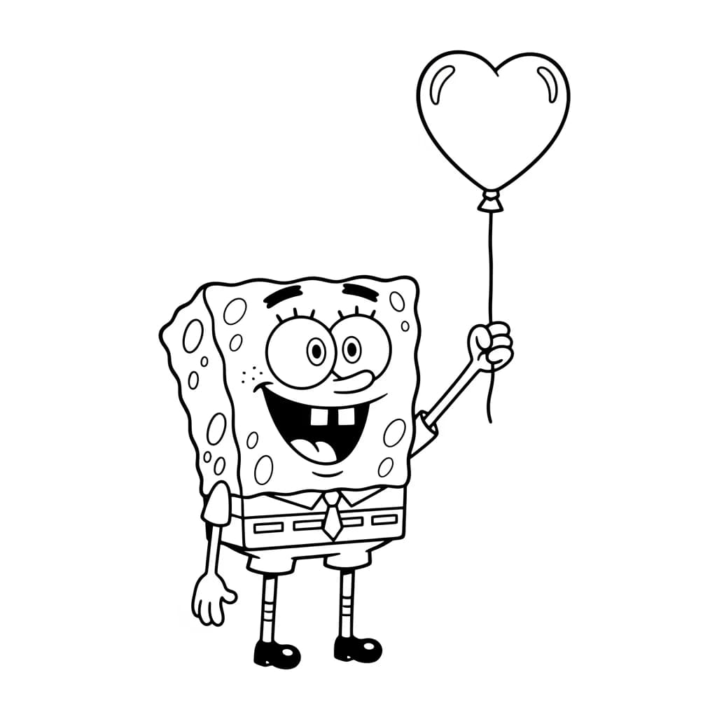 Desenhos do Bob Esponja para Colorir e Imprimir