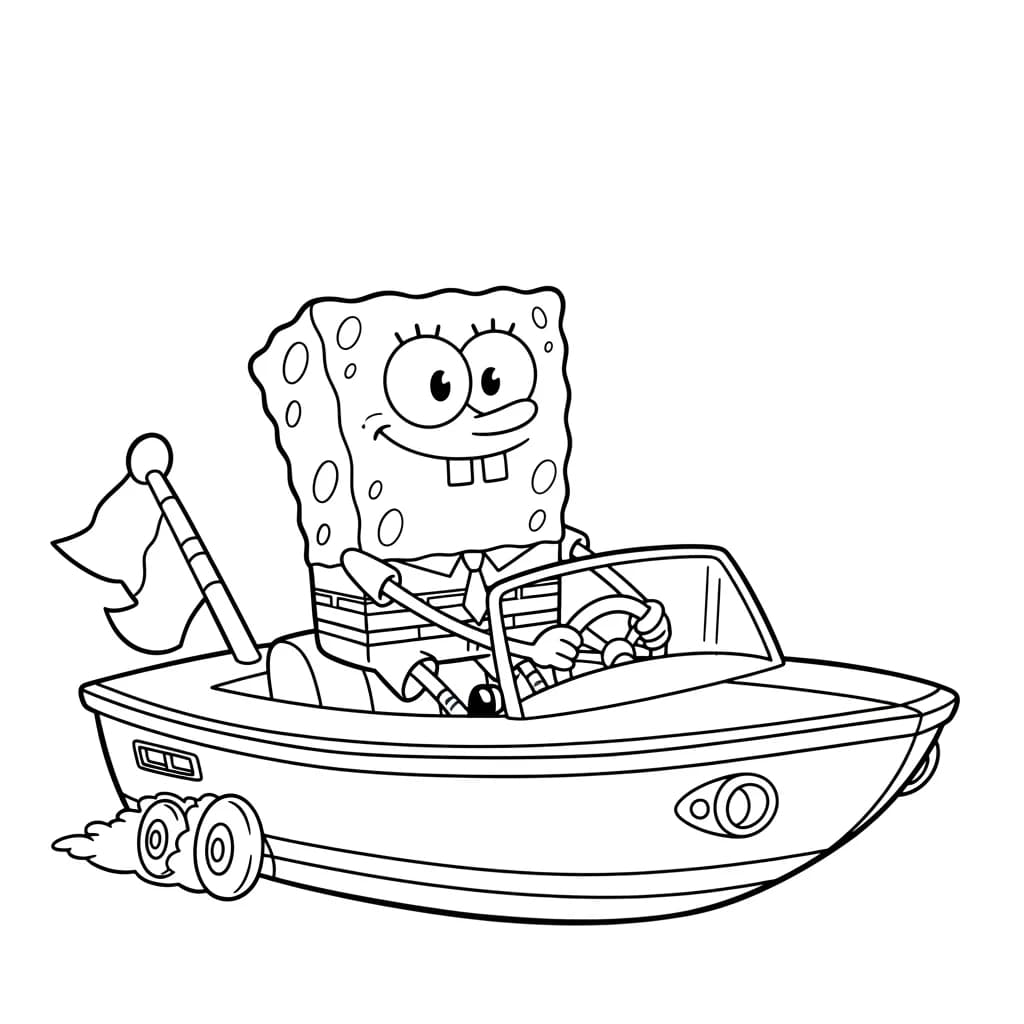Desenhos do Bob Esponja para Colorir e Imprimir