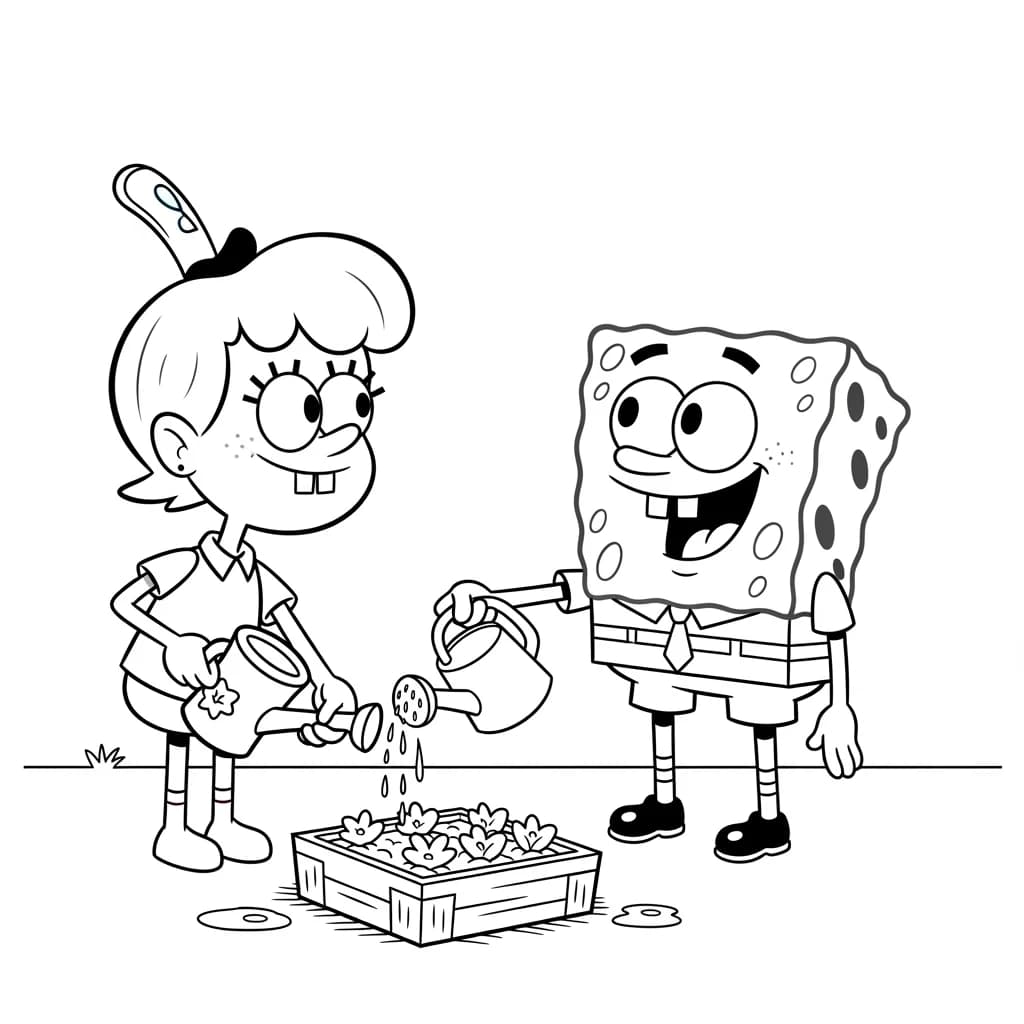 Desenhos do Bob Esponja para Colorir e Imprimir