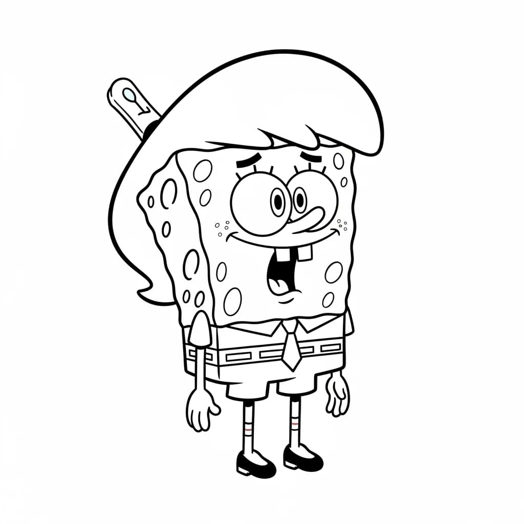 Desenhos do Bob Esponja para Colorir e Imprimir