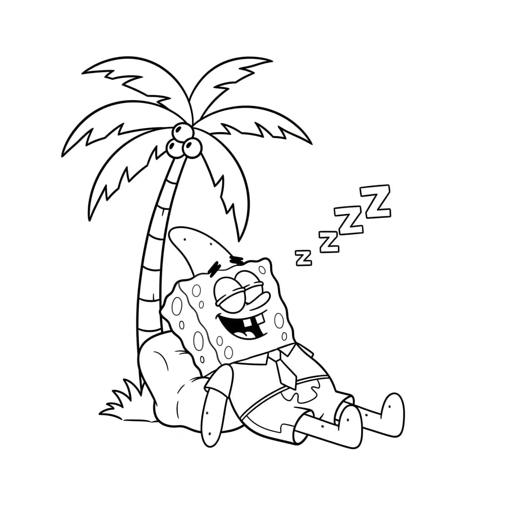 Desenhos do Bob Esponja para Colorir e Imprimir