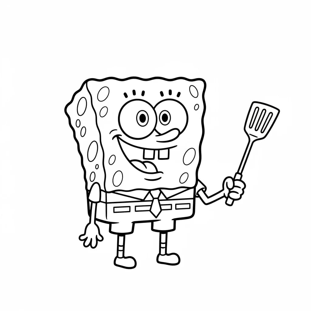 Desenhos do Bob Esponja para Colorir e Imprimir