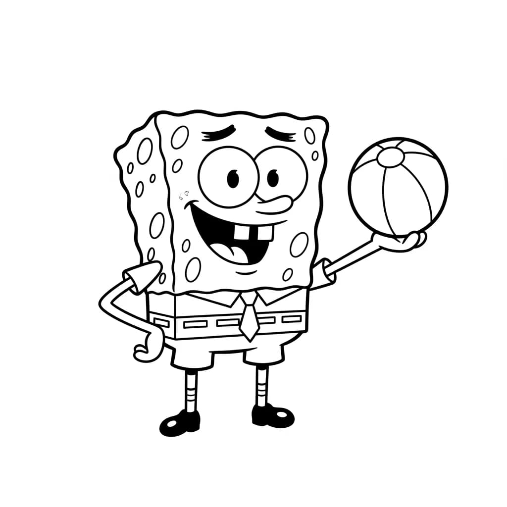 Desenhos do Bob Esponja para Colorir e Imprimir