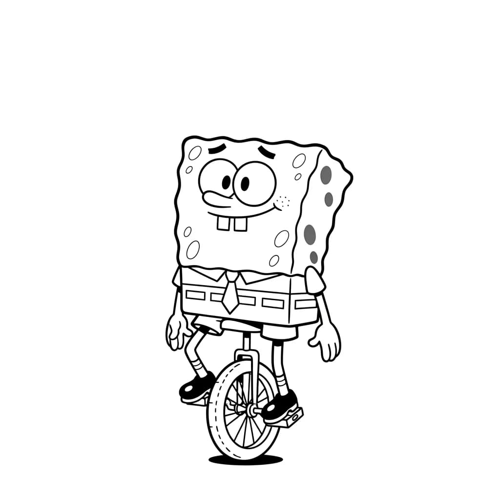 Desenhos do Bob Esponja para Colorir e Imprimir