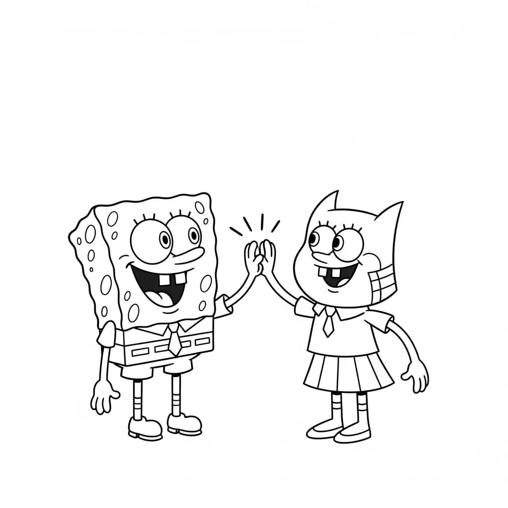 Desenhos do Bob Esponja para Colorir e Imprimir