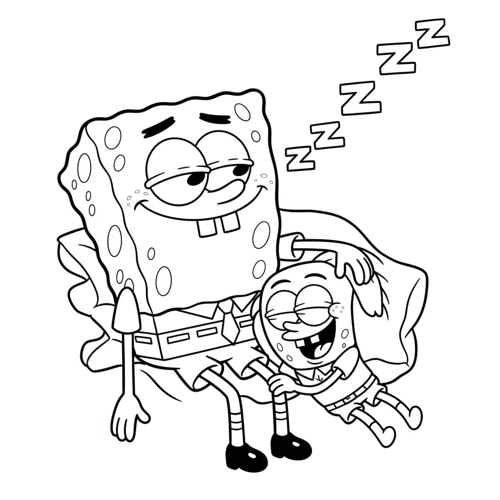 Desenhos do Bob Esponja para Colorir e Imprimir