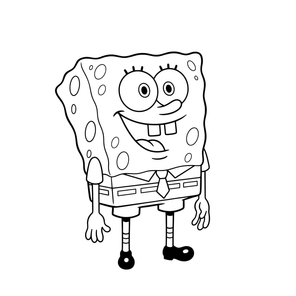 Desenhos do Bob Esponja para Colorir e Imprimir