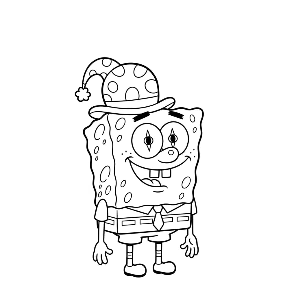 Desenhos do Bob Esponja para Colorir e Imprimir