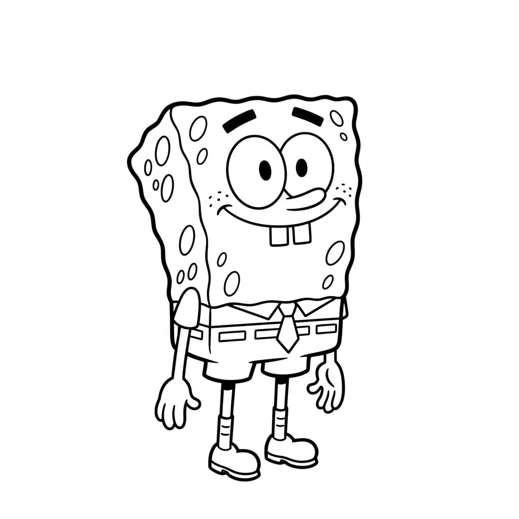 Desenhos do Bob Esponja para Colorir e Imprimir