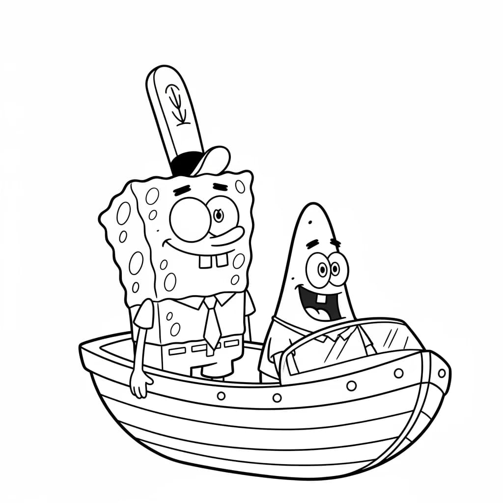 Desenhos do Bob Esponja para Colorir e Imprimir