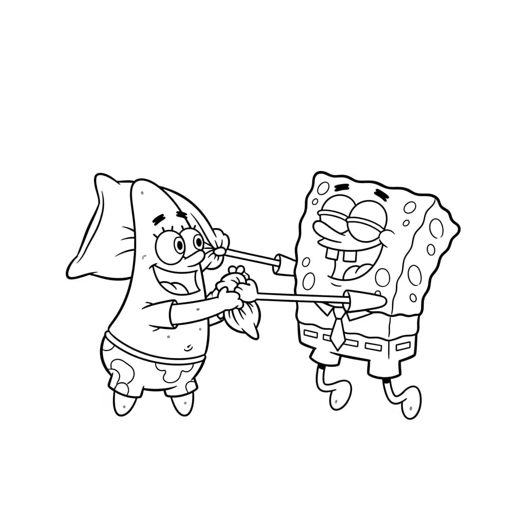 Desenhos do Bob Esponja para Colorir e Imprimir