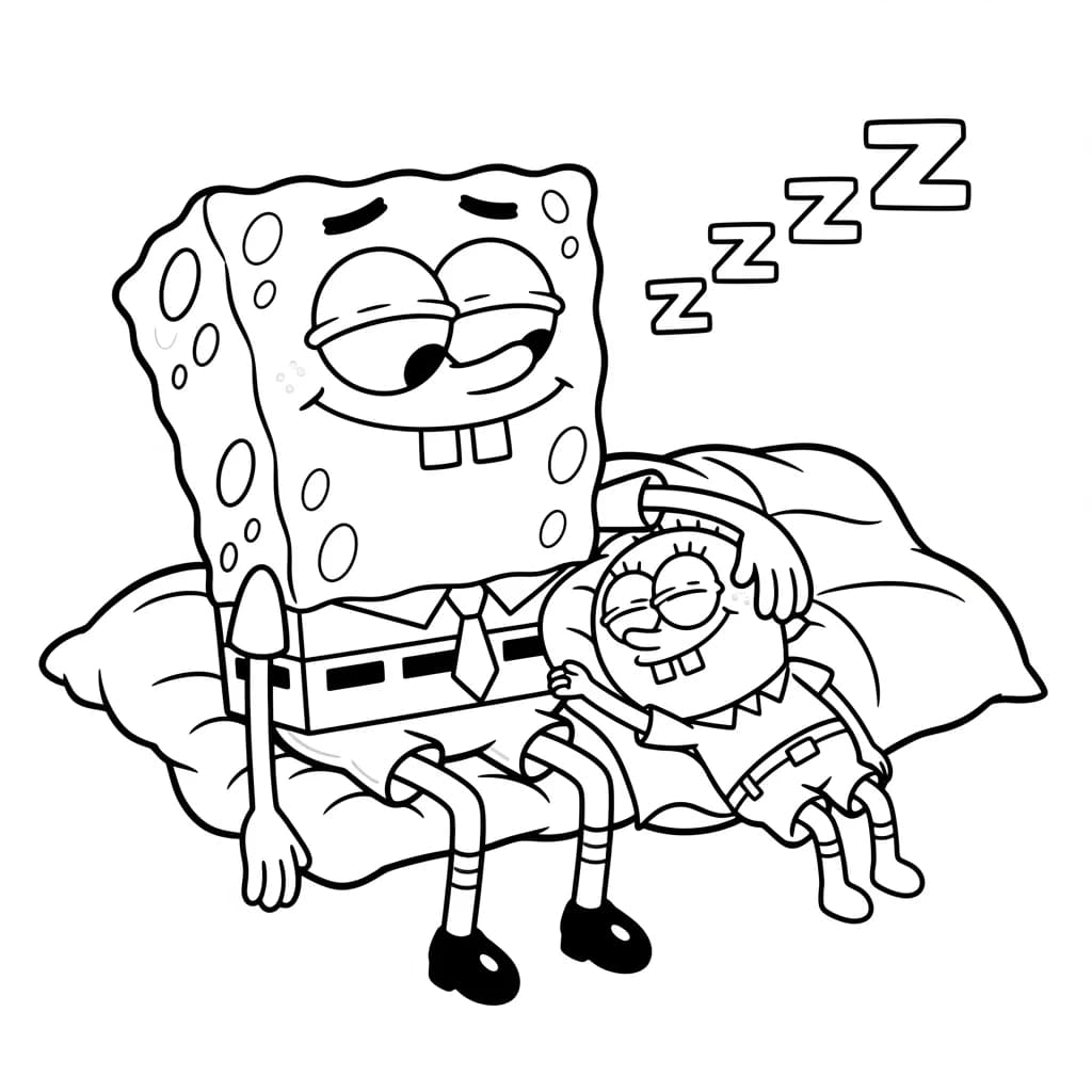 Desenhos do Bob Esponja para Colorir e Imprimir