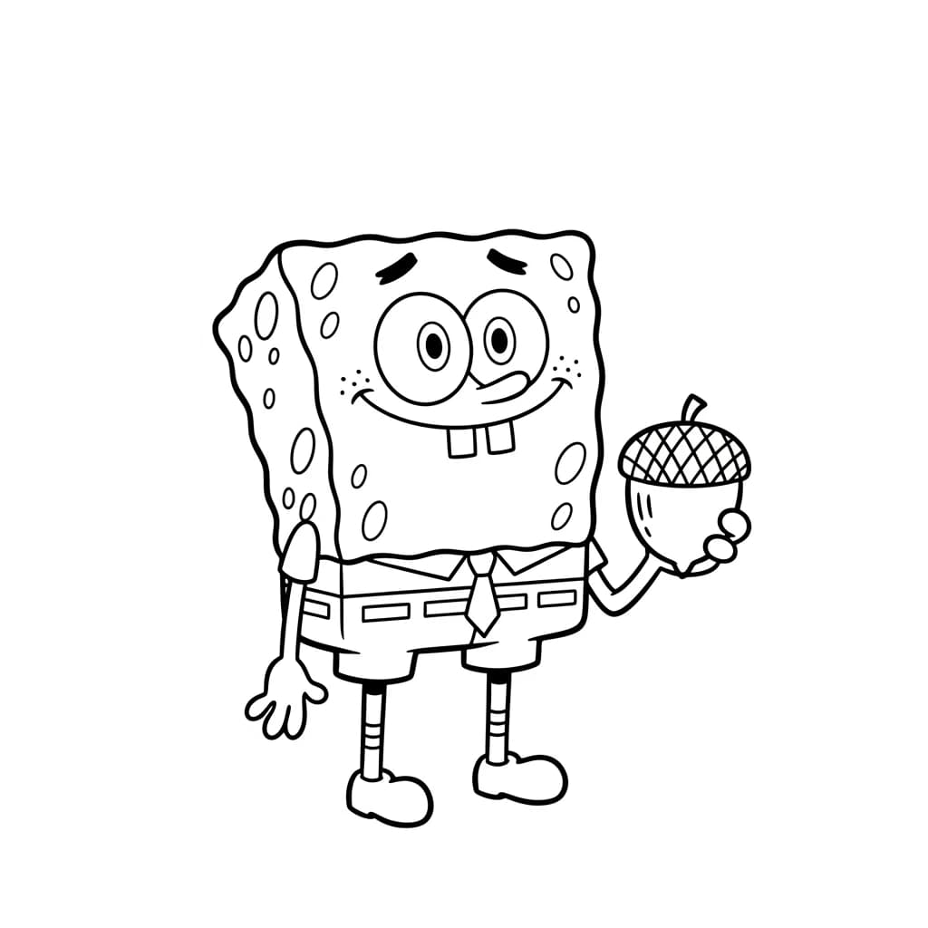 Desenhos do Bob Esponja para Colorir e Imprimir