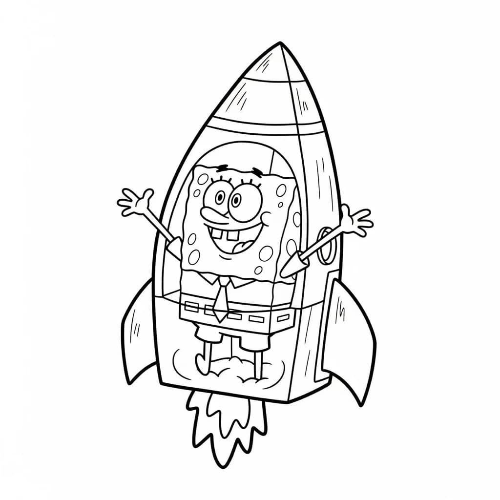 Desenhos do Bob Esponja para Colorir e Imprimir