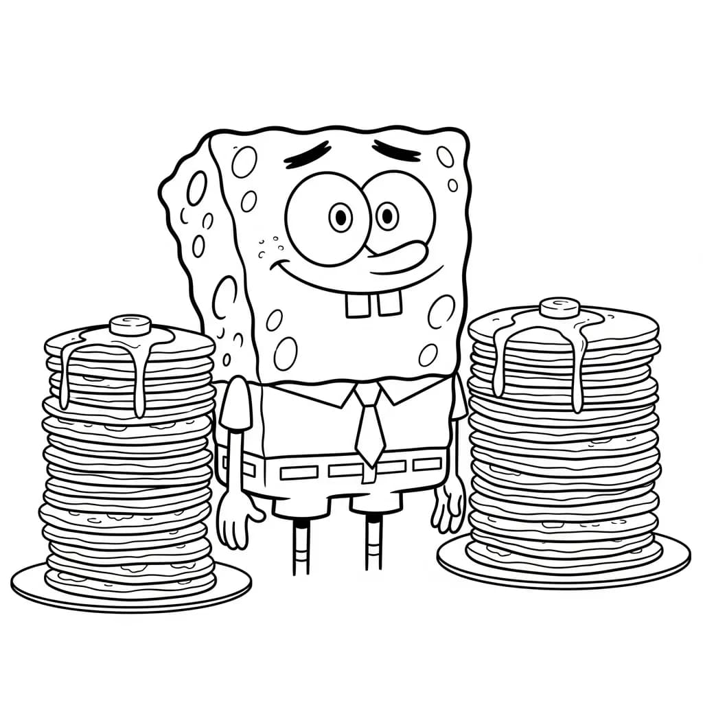 Desenhos do Bob Esponja para Colorir e Imprimir