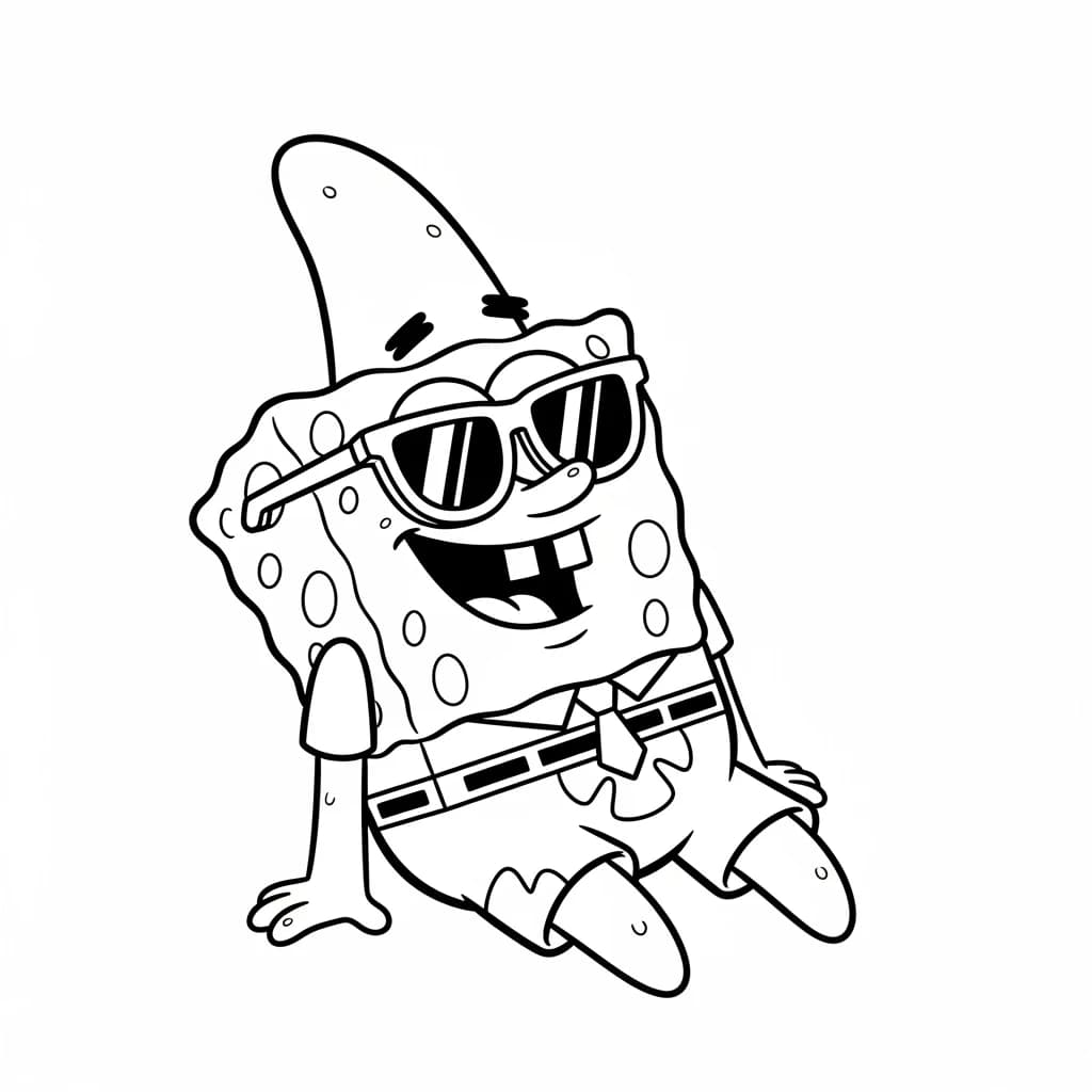 Desenhos do Bob Esponja para Colorir e Imprimir