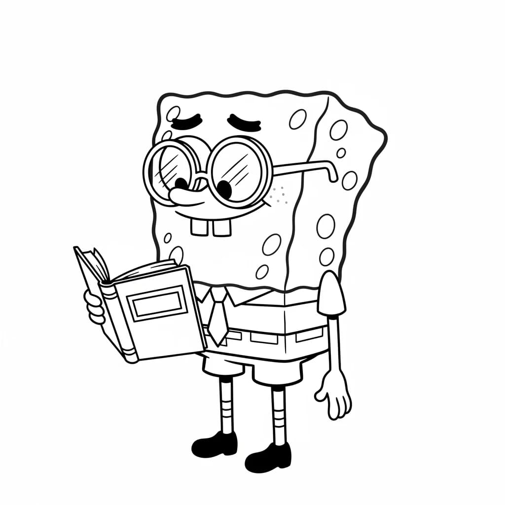 Desenhos do Bob Esponja para Colorir e Imprimir