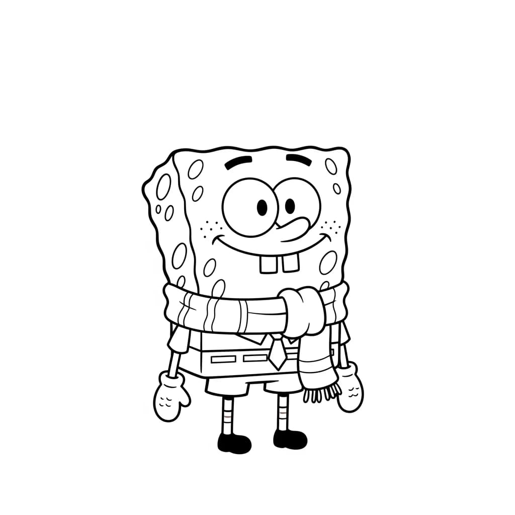 Desenhos do Bob Esponja para Colorir e Imprimir