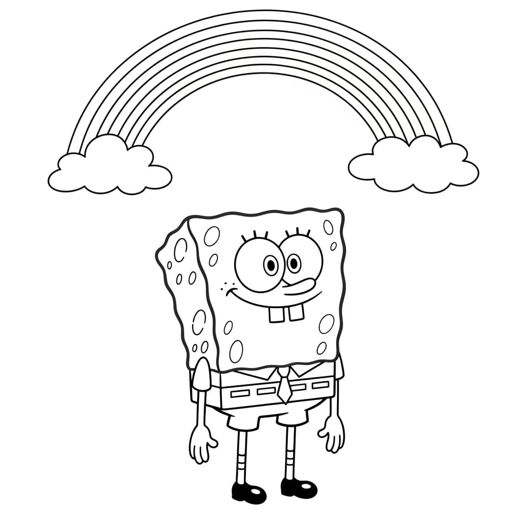 Desenhos do Bob Esponja para Colorir e Imprimir