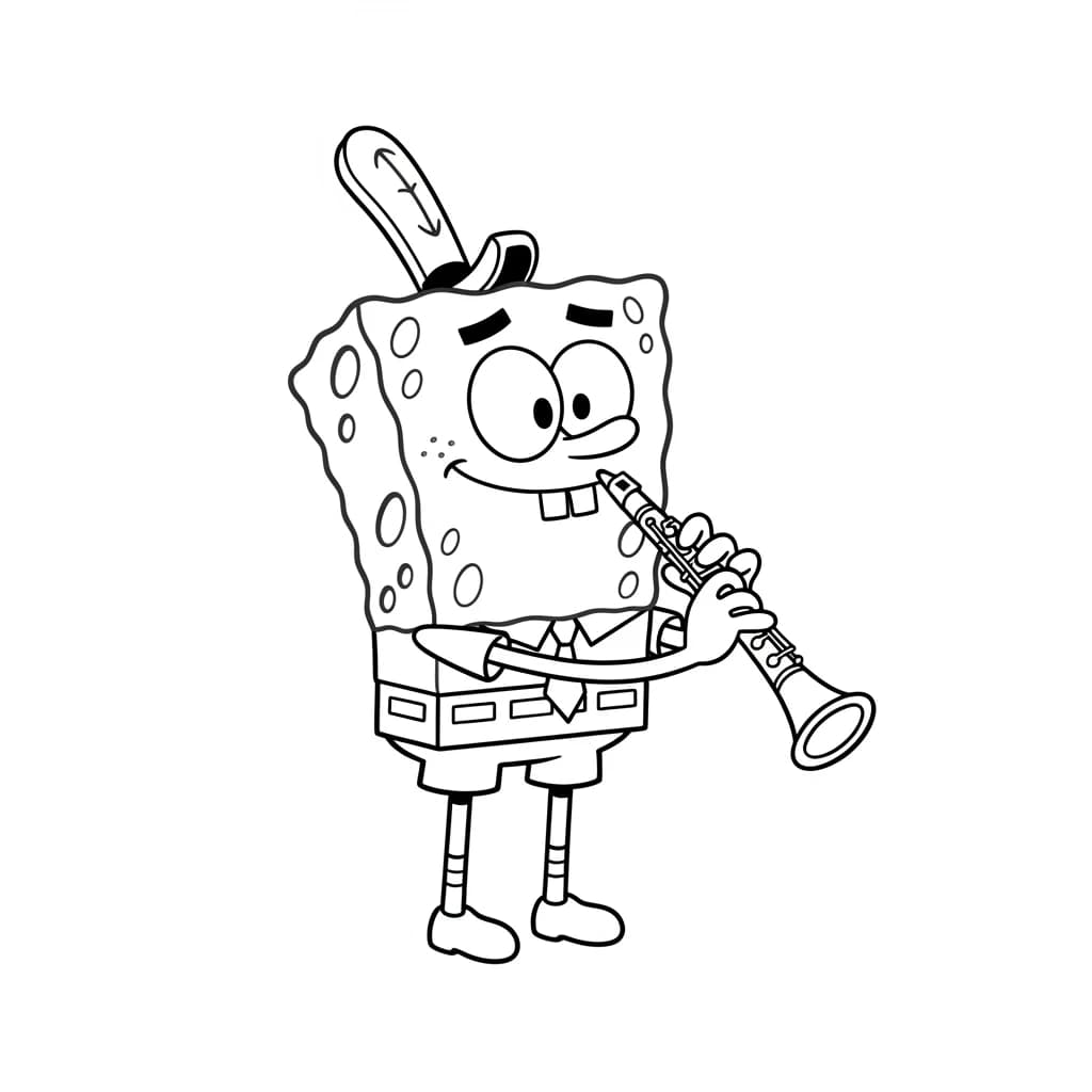 Desenhos do Bob Esponja para Colorir e Imprimir