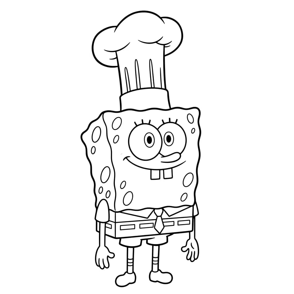 Desenhos do Bob Esponja para Colorir e Imprimir