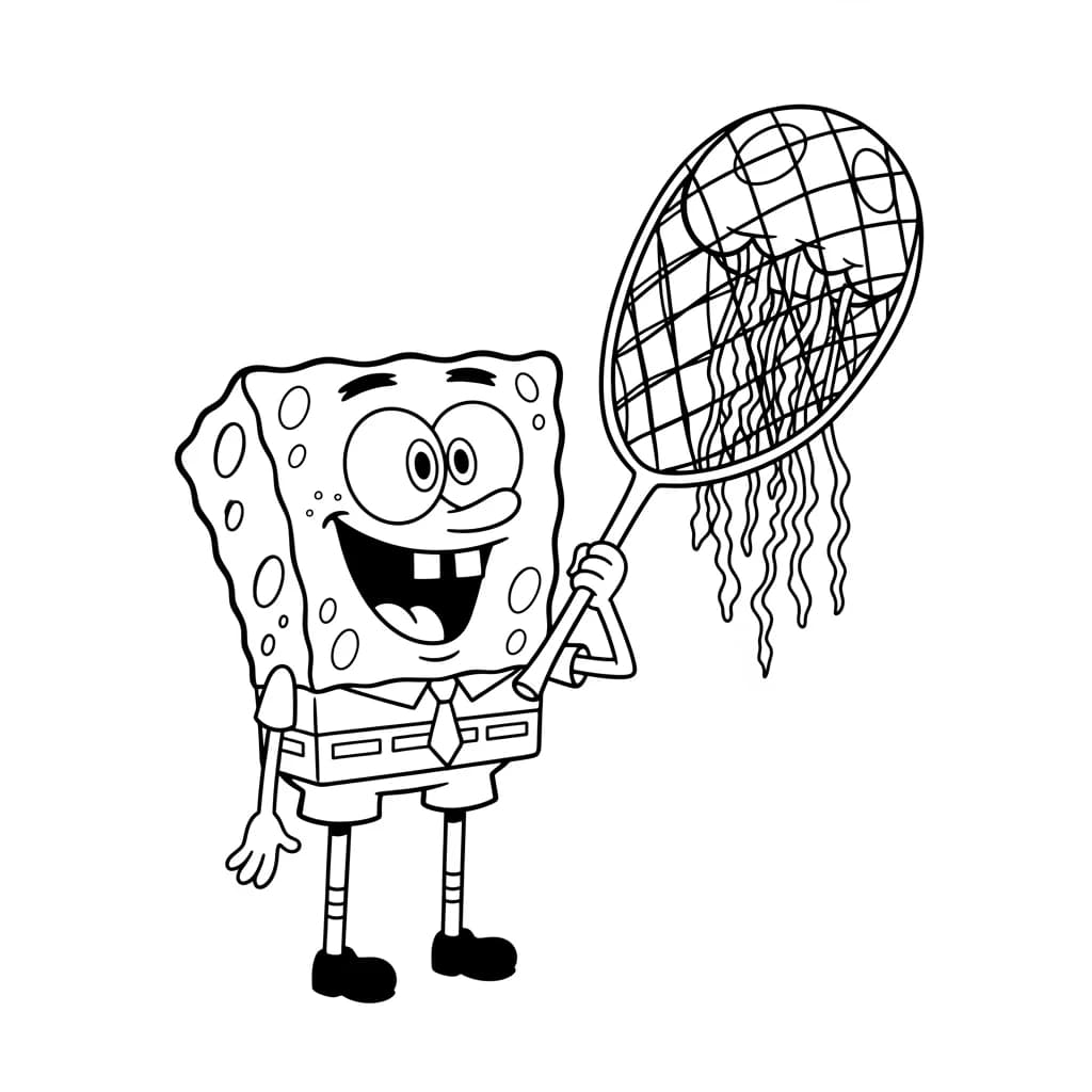 Desenhos do Bob Esponja para Colorir e Imprimir