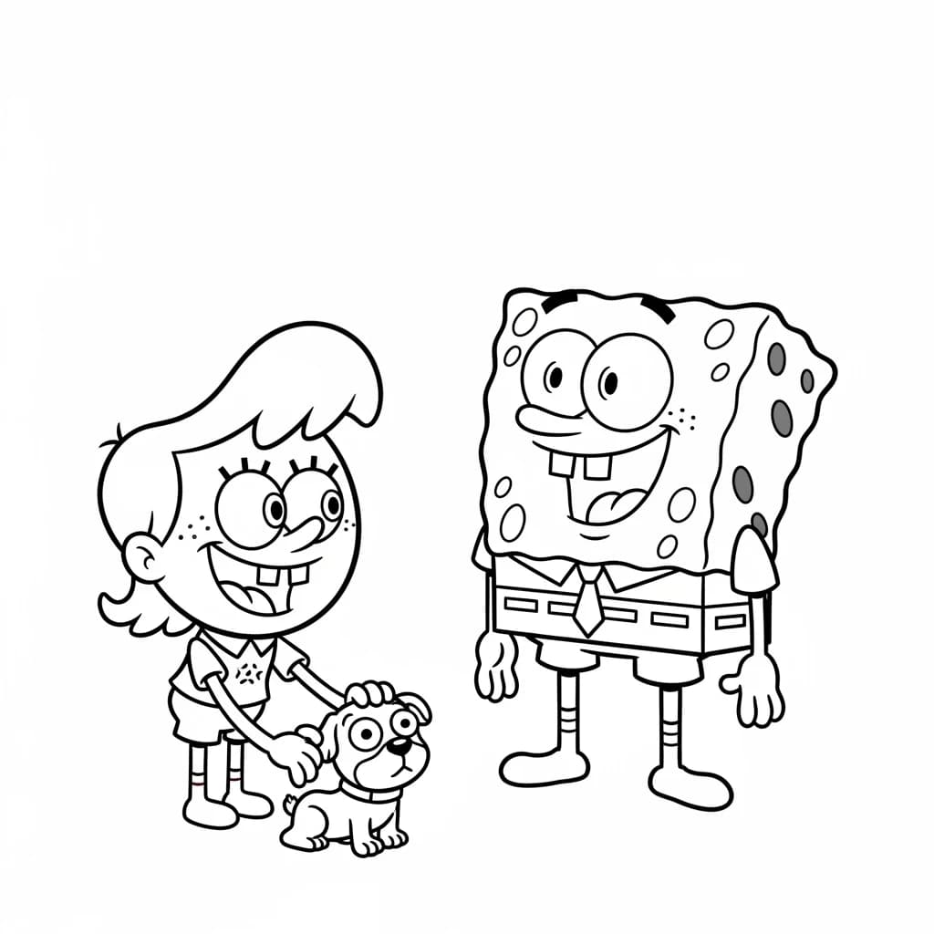 Desenhos do Bob Esponja para Colorir e Imprimir
