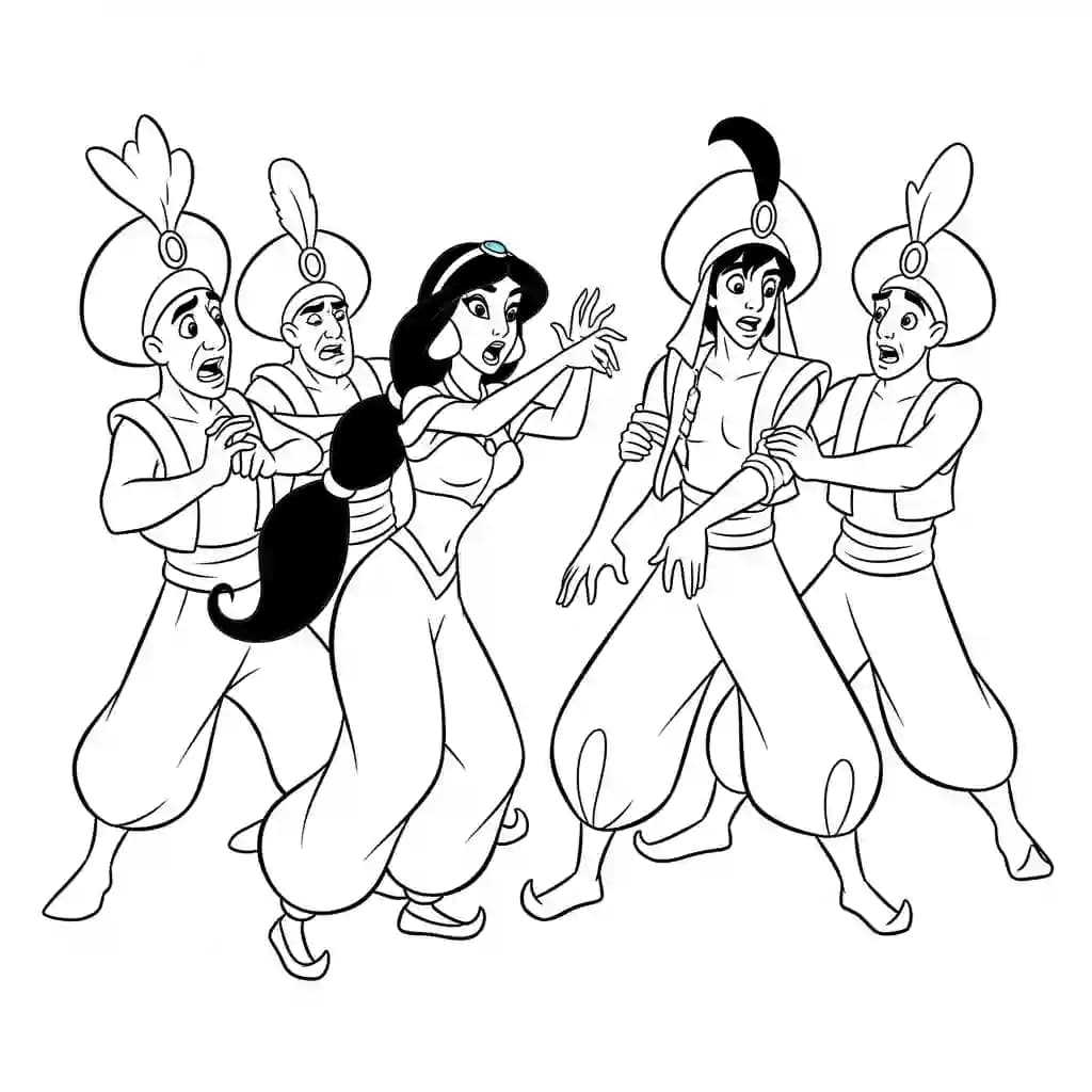 Desenhos da Jasmine para Colorir