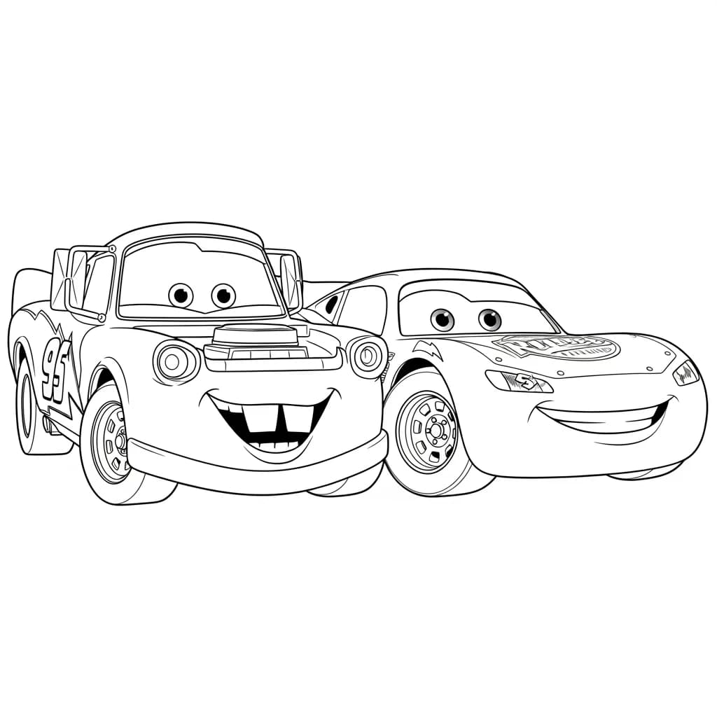 Desenhos de Carros para Imprimir e Colorir