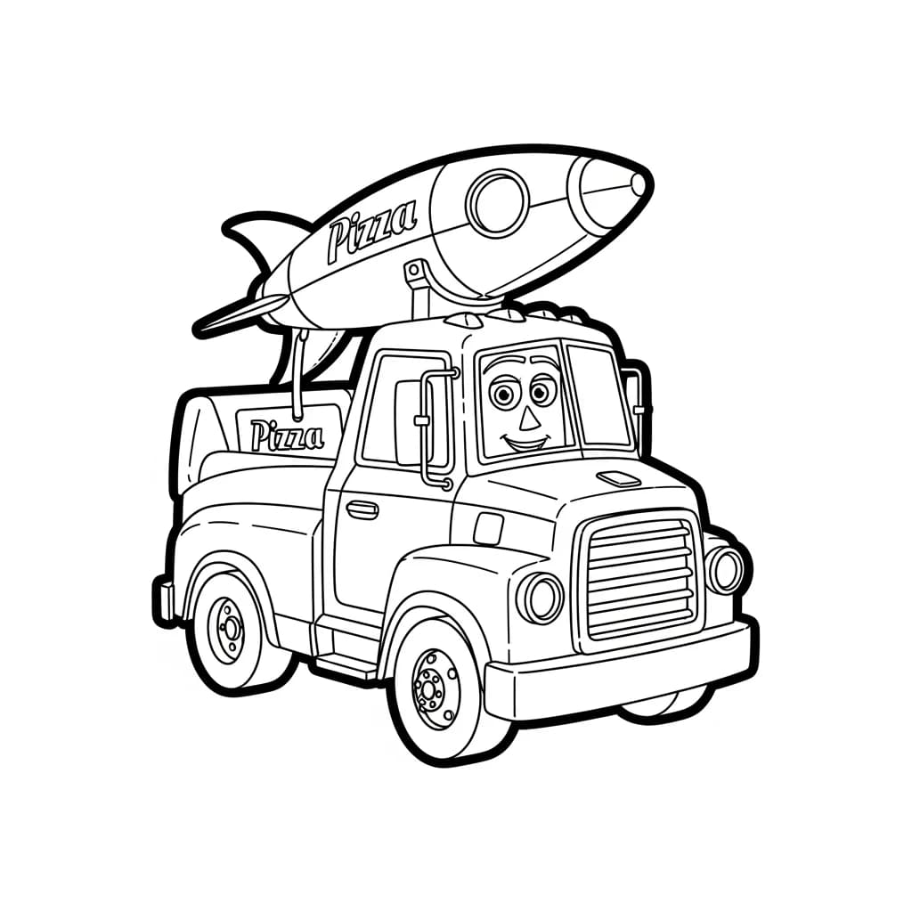 Desenhos de Carros para Imprimir e Colorir