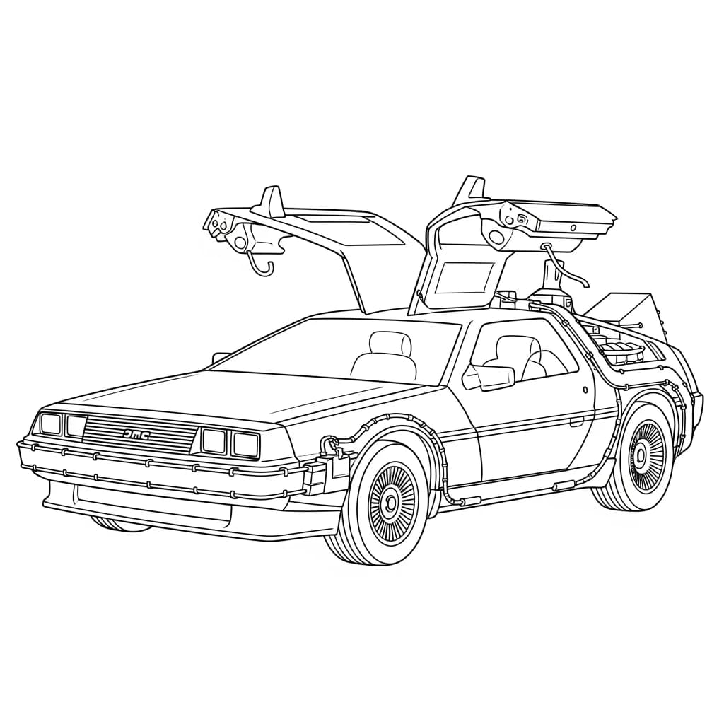 Desenhos de Carros para Imprimir e Colorir