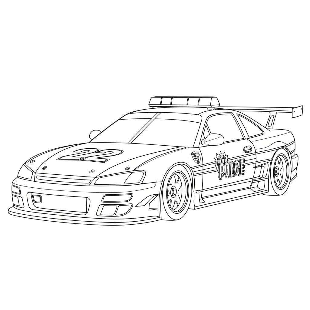 Desenhos de Carros para Imprimir e Colorir