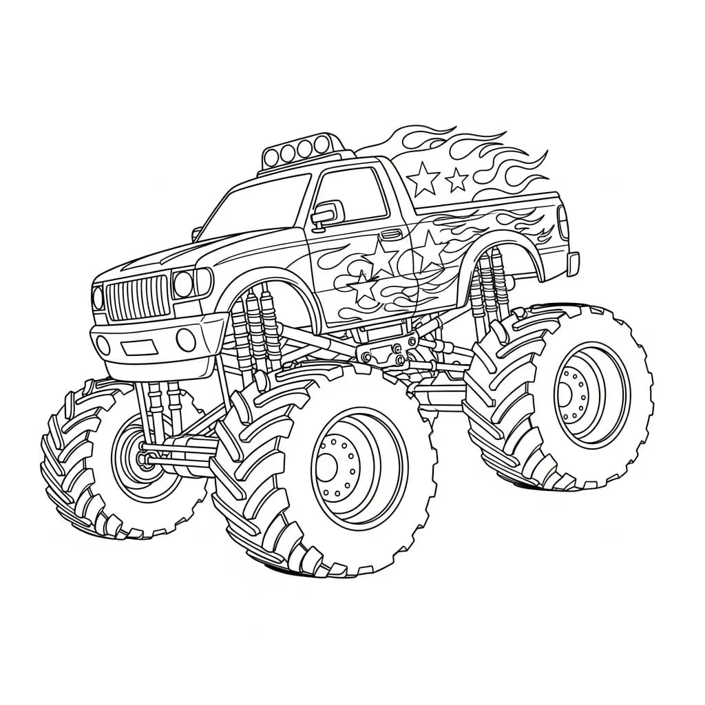 Desenhos de Carros para Imprimir e Colorir
