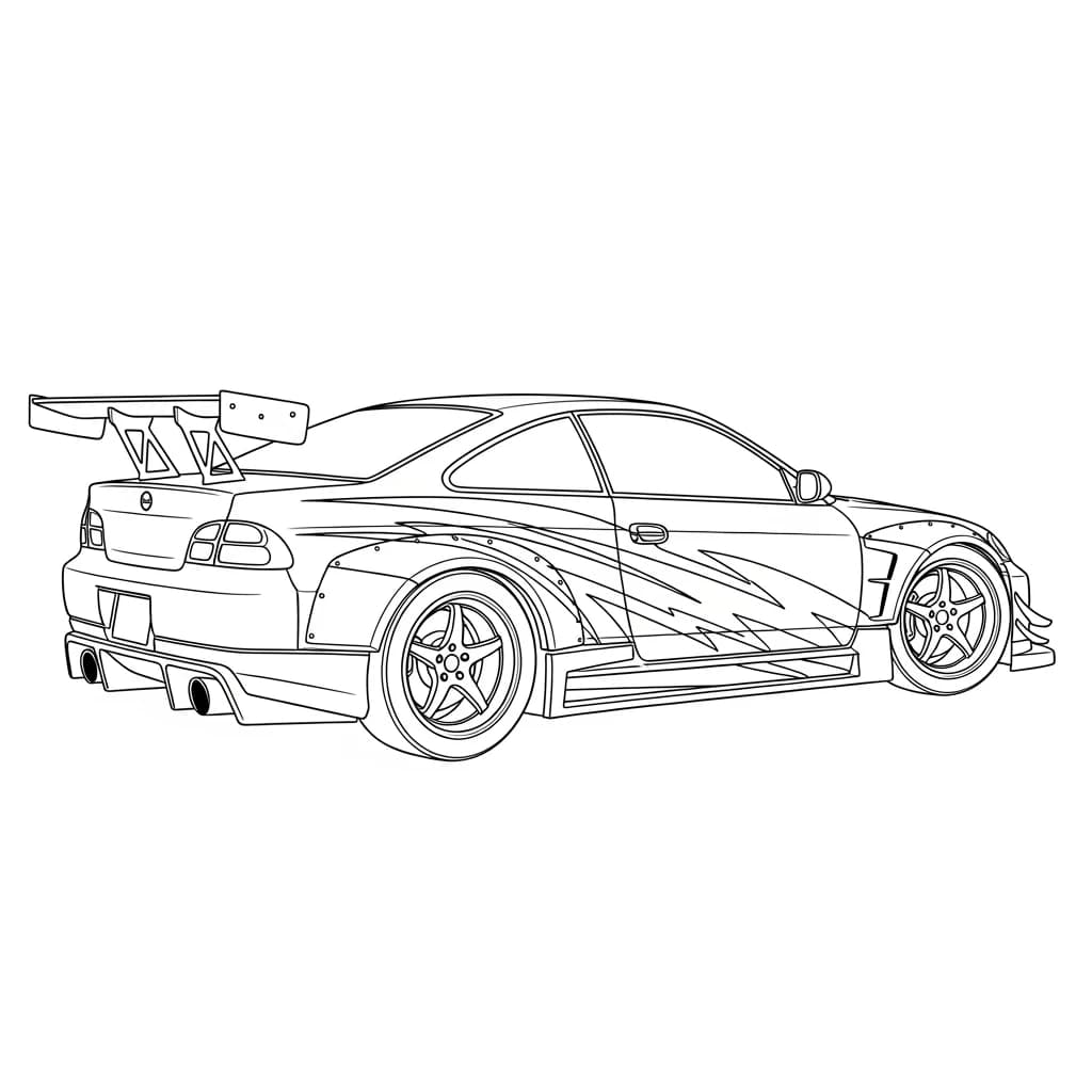 Desenhos de Carros para Imprimir e Colorir