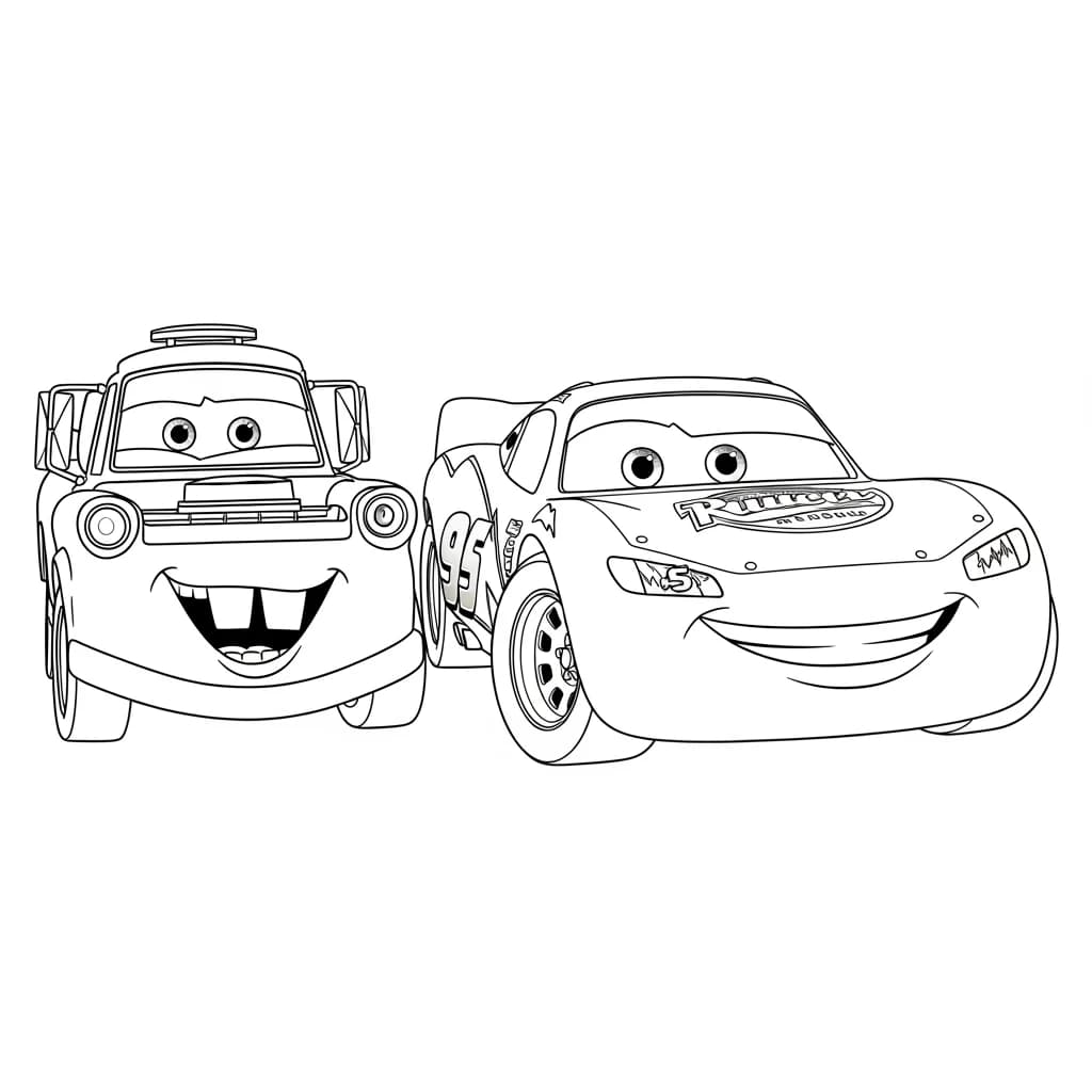 Desenhos de Carros para Imprimir e Colorir