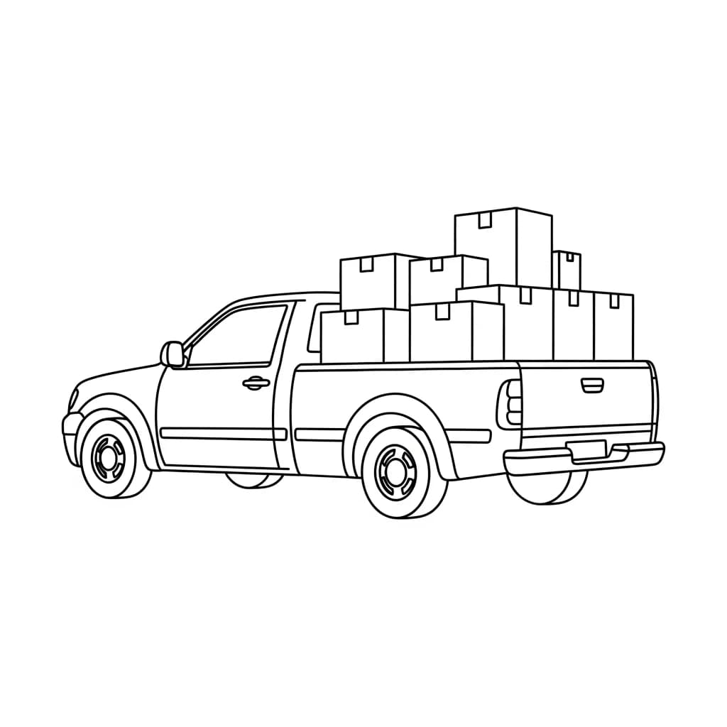 Desenhos de Carros para Imprimir e Colorir