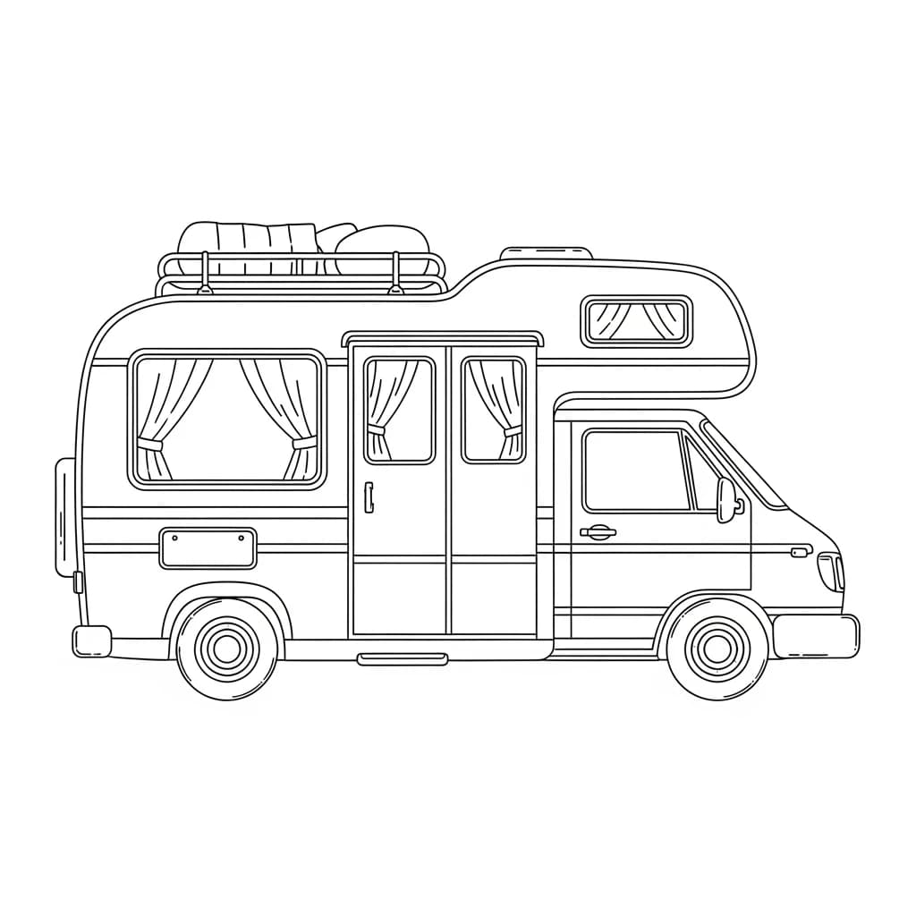 Desenhos de Carros para Imprimir e Colorir