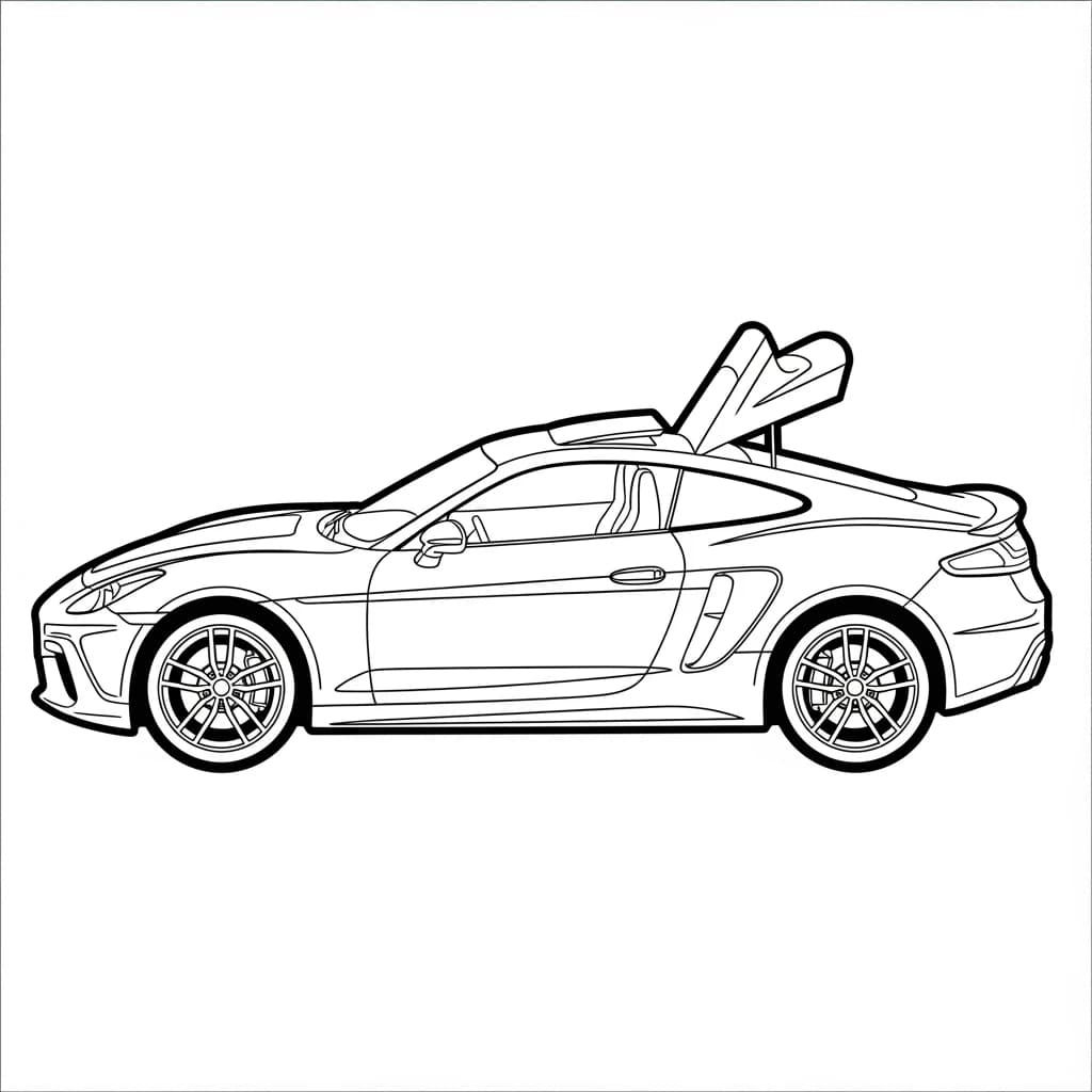 Desenhos de Carros para Imprimir e Colorir