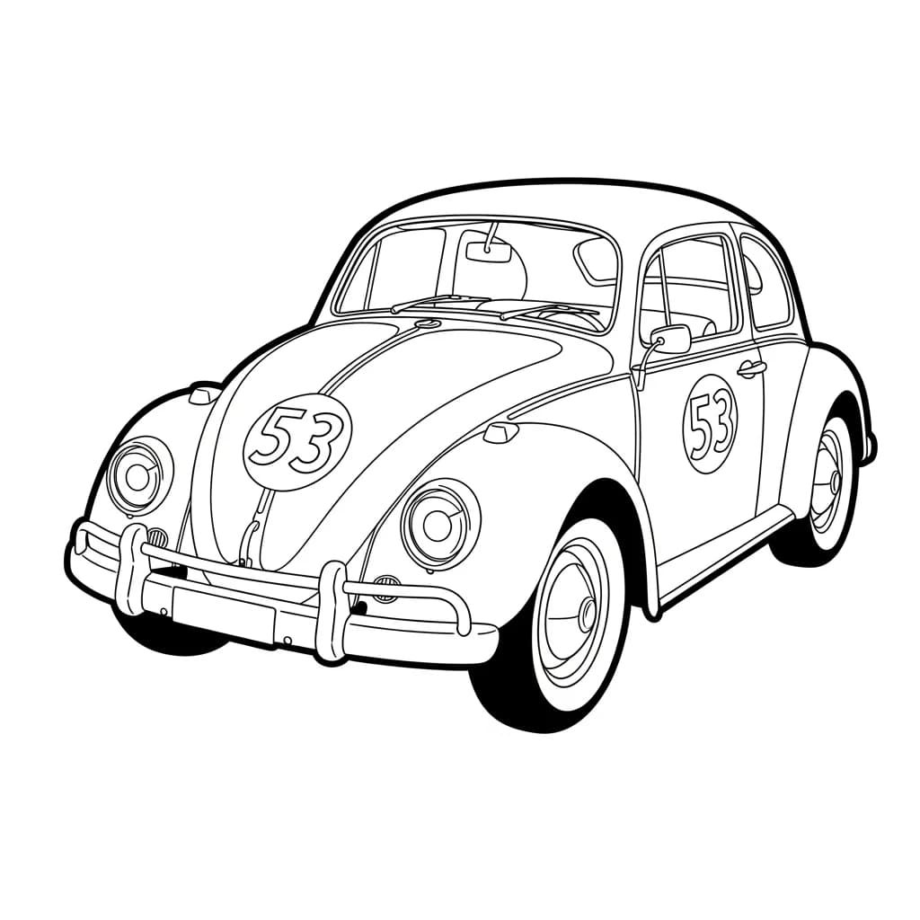 Desenhos de Carros para Imprimir e Colorir