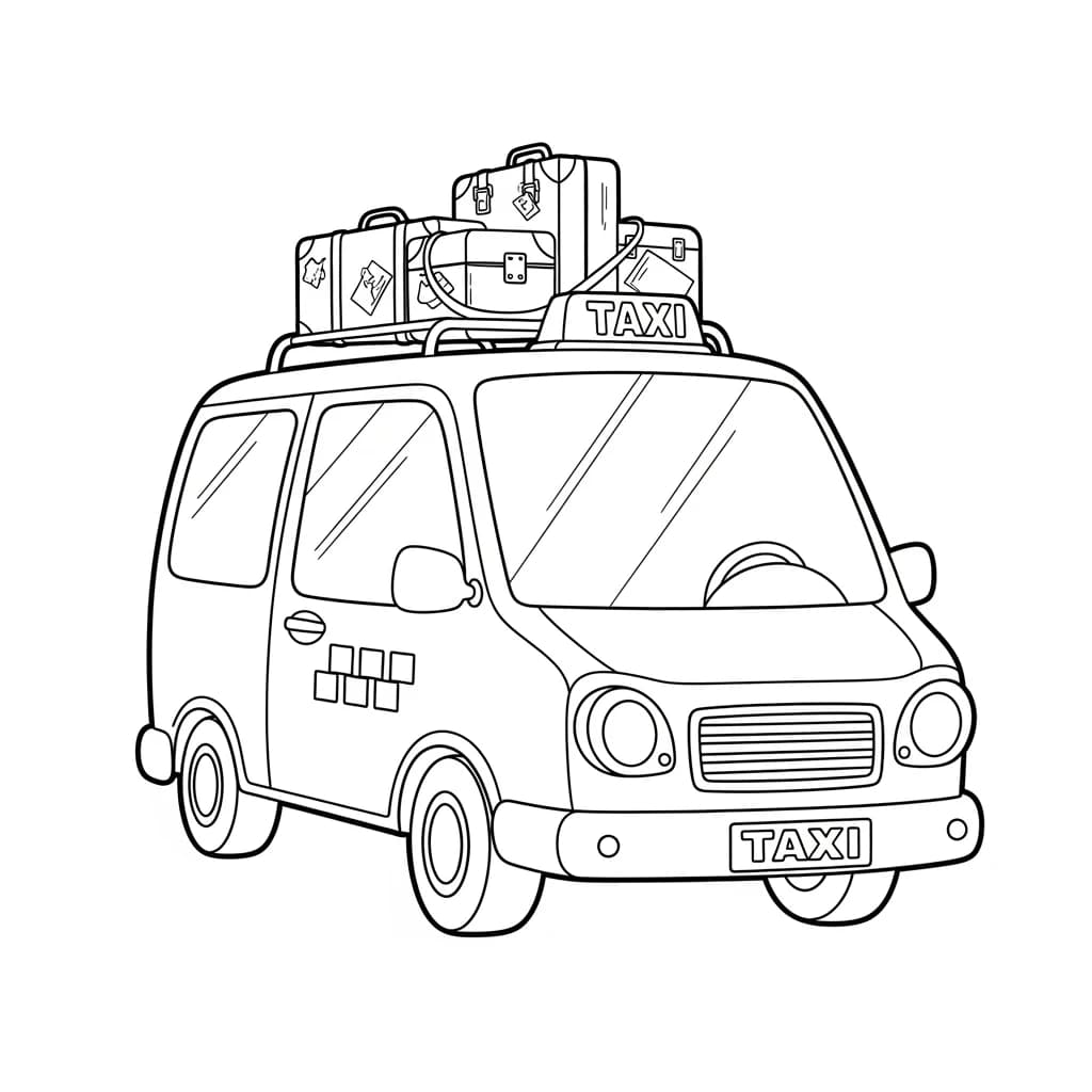 Desenhos de Carros para Imprimir e Colorir
